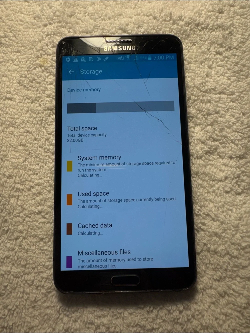 Samsung Galaxy Note 3 32GB - T-Mobile Cracked Screen